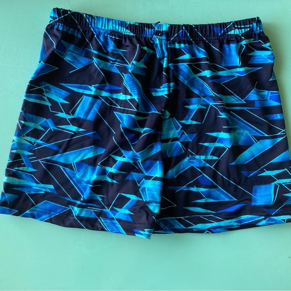 Men’s Swimsuit Shorts Style Swimwear Blue 11 1/2” Waist 11 1/2” Length Excellent - Picture 4 of 6